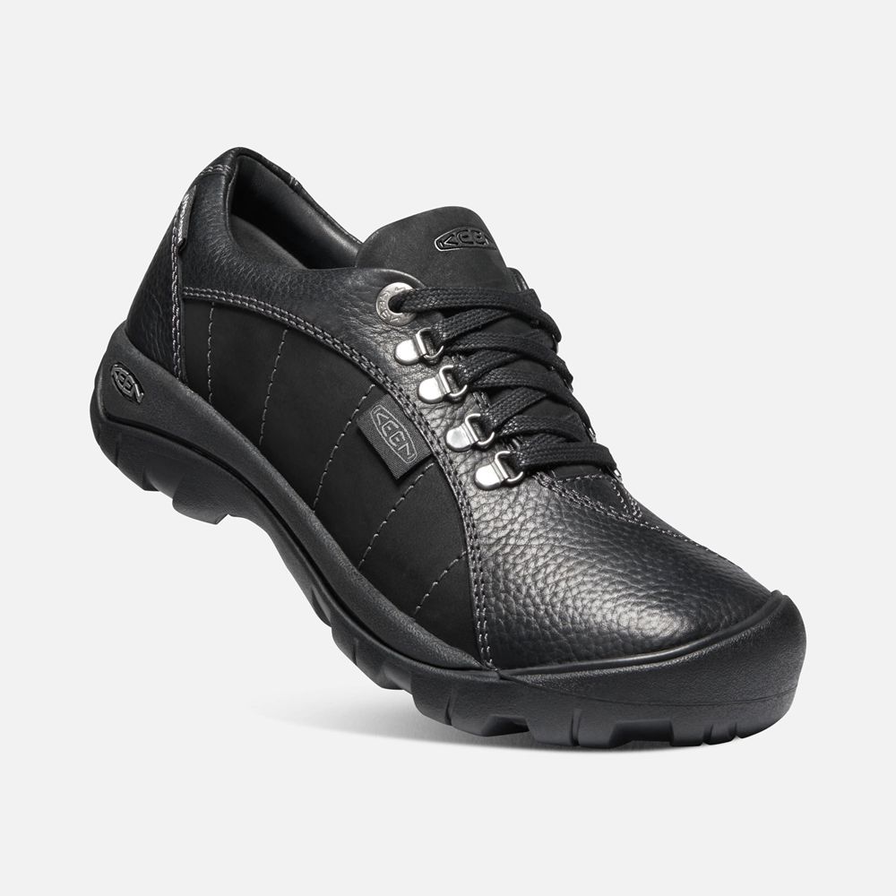 Chaussures Oxford Keen Femme Noir | Presidio Waterproof | SAVPY-6321